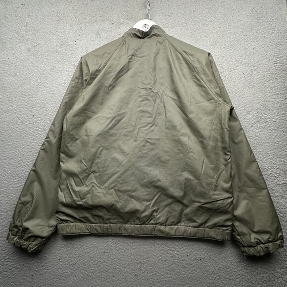 Vintage 80s Lacoste Nylon Polyester Reversible Jacket Mens Small Blue Green - Picture 13 of 14